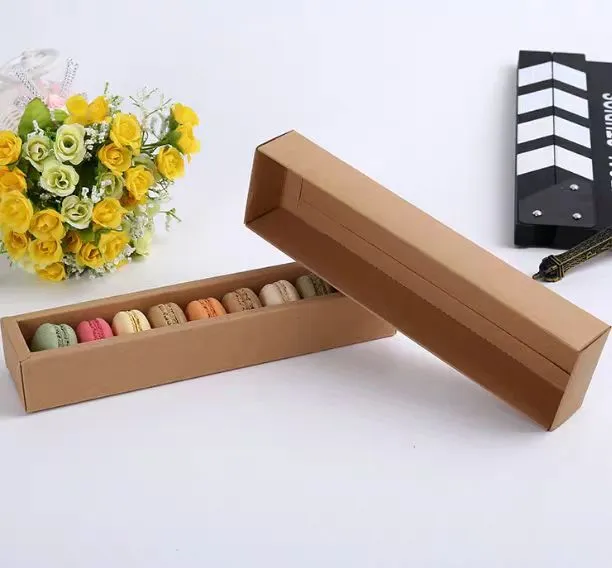 क्राफ्ट पेपर स्नॅक बॉक्स